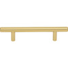Elements Naples 3.75 Center-to-Center Brushed Gold Cabinet Bar Pull 156BG 231482