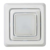 Broan-Nutone LED Lighted Grille,9 3-4In,Plastic,White FG600