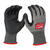 Cut-Resistant Dipped Gloves, Cut Level A5 ,Dipped ,Nitrile ,Rough ,XL 1 PR