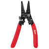 10-28 AWG Multi-Purpose Dipped Grip Wire Stripper & Cutter w- Reinforced Head  48-22-3052