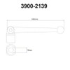 Hhip Spare Handle For 6" Milling Vise 3900-2139