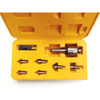 Hhip 9 Piece MT3 Multi-Shape Interchangeable Tip Live Center Set 3900-5021