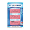 Sanford Block Eraser,Pink,Rubber,PK3 70501