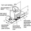 Mason Industries Flr Mnt Seismic and Wind Vibration Isltr 5XR72