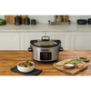 Crockpot 4 Qt. Cook & Carry Stainless Steel Slow Cooker 2122615 631508