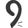 Hy-Ko 4 In. Satin Black Number 9 BK-40/9