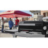 Weber Traveler 22 In. 2-Burner Propane Gas Griddle Flat Top Grill, Black 1500213 883068