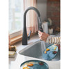 Moen Haelyn 2-Handle Pull-Down Kitchen Faucet with ColorCue, Matte Black 87627EIBL 466949