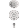 American Standard Chancellor Chrome Single-Handle Lever Tub & Shower Faucet 7022502.002 493601