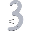 Hy-Ko 4 In. Satin Nickel Number 3 SN-40/3