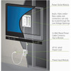 Legrand On-Q In-Wall TV Power & Cable Management Kit, White CPT306WV1 513845