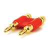 Monoprice Banana Speaker Plugs, Dual-Gold 2944