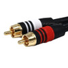 Monoprice A-V Cable, 3.5mm(M)-2 RCA(M),25ft 5601