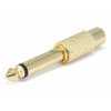Monoprice 1-4Inch M Plug to RCA Jack Adapter,Metal 7176