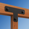 Simpson Strong-Tie Outdoor Accents Avant Collection ZMAX 4X4 Black T Strap APVT4 130512