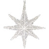 Alpine 24 In. Cool White LED 3D Christmas Star Lighted Decoration LOM206