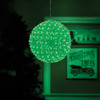 Alpine 8 In. Green & Red LED Sphere Christmas Ornament COR216M-GNRD 857498