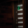 Alpine 7 In. Green Chasing LED Ball Christmas Ornament LPA108M-GN 827902