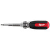 Milwaukee Tool Multi-Bit Screwdriver,8 in L 48-22-2917