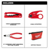 Milwaukee Tool Coax Install Kit,Uninsulated,3 pcs 48-22-8103
