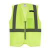Class 2 High Visibility Yellow Mesh One Pocket Safety Vest - 2X/3X