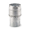 Ameri-Vent Appliance Connector,4" Dia.,6" L 4FCAC