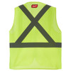 Class 2 High Visibility Yellow Mesh One Pocket Safety Vest - 2X-3X (CSA)  48-73-2253