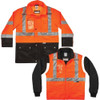 Hi-Vis Thermal Jacket Kit, 300D Oxford Polyester, Hi-Viz Orange, 5XL  8388