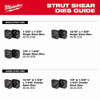 13-16" & 1-5-8" x 1-5-8" Combination Strut Shearing Dies  49-16-1513
