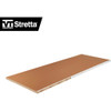 VT Industries Stretta 6 Ft. Right Hand Laminate White Marble Countertop 160444 294913