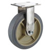 Manufacturer Varies Rigid Plate Caster,TPR,6 in.,600 lb. P21RX-RP060D-14-AM