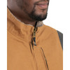 Berne Heartland Men's 2XL Brown Sherpa-Lined Washed Duck Vest V818BDR520 718762