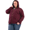 Berne Women's 2XL Cabernet Insulated Full-Zip Hooded Sweatshirt WSZ611CABR520 769439