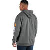 Berne Men's Medium Regular Graphite Signature Sleeve Hooded Pullover Sweatshirt SP401GPHR400 744776