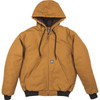 Berne Heritage Men's 2XL Brown Duck Hooded Active Work Jacket HJ51BDR520 714172