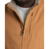 Berne Heartland Men's Large Brown Sherpa-Lined Washed Duck Vest V818BDR440 714066