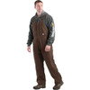 Berne Men's XL Bark Heartland Insulated Washed Duck Bib Overalls B377BBR480
