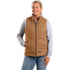 Berne Softstone Women's 2XL Brown Duck Sherpa-Lined Vest WV15BDR520