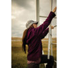 Berne Women's Medium  Plum Sherpa-Lined Softstone Duck Hooded Jacket WHJ43PLMR400 742416