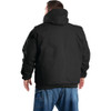 Berne Heritage Men's Large Black Hooded Active Work Jacket HJ51BKR440 724658