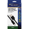 Blue Jet 3 Ft. Black Lightning to Type-A USB Charging & Sync Cable BJ-1001 515412