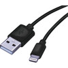 Blue Jet 6 Ft. Black Lightning to Type-A USB Charging & Sync Cable BJ-1002