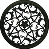 Nuvo Iron 15 In. Dia. Round Cast Aluminum Gate Insert ACW55