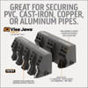 IQ Vise Pipe-Fit Vise Jaws IQVJPF 333280
