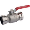 QuickFitting 1 In. Push-to-Connect Stainless Steel Full Port Ball Valve SS932R 485738