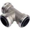 QuickFitting 1 In. x 1 In. x 1 In. Push-to-Connect Stainless Steel Tee SS834R 484581