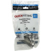 QuickFitting 3-4 In. x 3-4 In. x 3-4 In. Push-to-Connect Stainless Steel Tee SS824R 476408