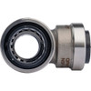 QuickFitting 1-2 In. x 1-2 In. x 1-2 In. Push-to-Connect Stainless Steel Tee SS814R 445653