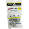 QuickFitting 1 In. Push-to-Connect Stainless Steel Straight Coupling SS831R 438603