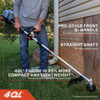 Senix 4QL 26.5cc 4-Cycle 17 In. Straight Shaft Gas Powered String Trimmer GTS4QL-L 740827